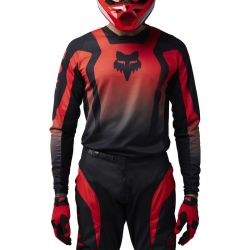 BLUZA FOX 180 LEAN FLUO RED  ENDURO CROSS