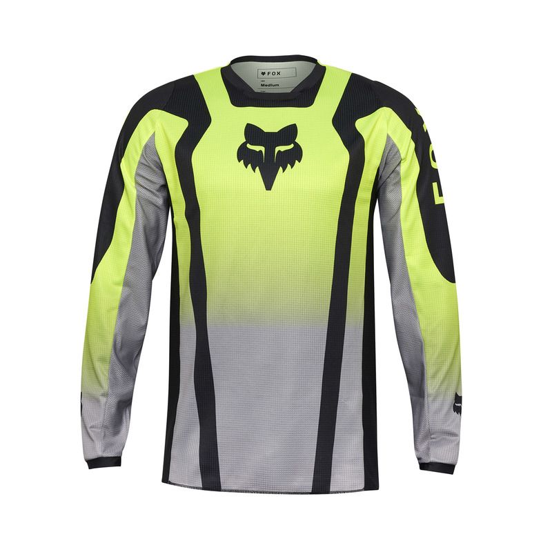 BLUZA FOX 180 LEAN FLUO YELLOW  ENDURO CROSS