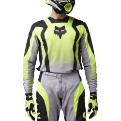 BLUZA FOX 180 LEAN FLUO YELLOW  ENDURO CROSS