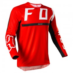 BLUZA FOX 360 MERZ FLUORESCENT RED  ENDURO CROSS