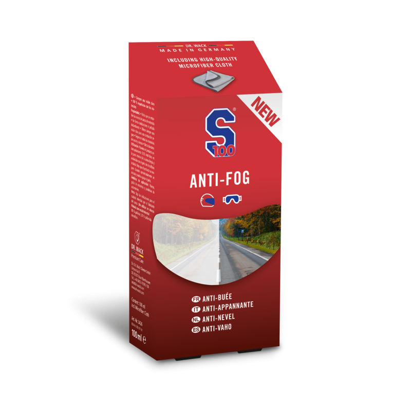 ŚRODEK PRZECIWMGIELNY+ ŚCIERECZKA Z MIKROFIBRY S100 ANTI-FOG 100 ML ŚRODEK PRZECIWMGIELNY+ ŚCIERECZKA Z MIKROFIBRY S100 ANTI-FOG 100 ML