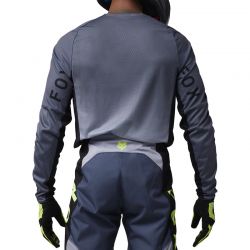 BLUZA FOX 360 DIVIDER STEEL GREY  ENDURO CROSS
