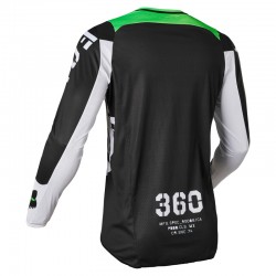 BLUZA FOX 360 NOBYL BLACK/WHITE  ENDURO CROSS
