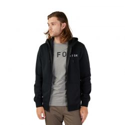 BLUZA Z KAPTUREM NA ZAMEK FOX ABSOLUTE BLACK  ENDURO CROSS