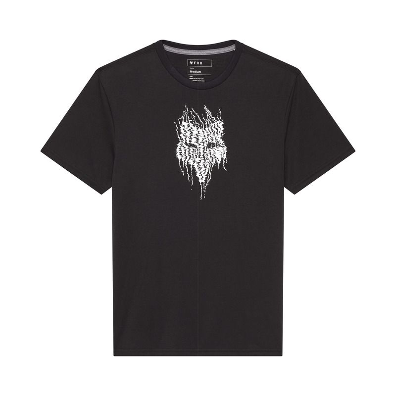 T-SHIRT FOX BARK TECH BLACK  ENDURO CROSS