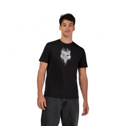 T-SHIRT FOX BARK TECH BLACK  ENDURO CROSS