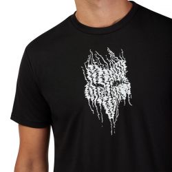 T-SHIRT FOX BARK TECH BLACK  ENDURO CROSS