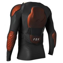 KOSZULKA Z OCHRANIACZAMI FOX BASEFRAME PRO D3O BLACK  ENDURO CROSS