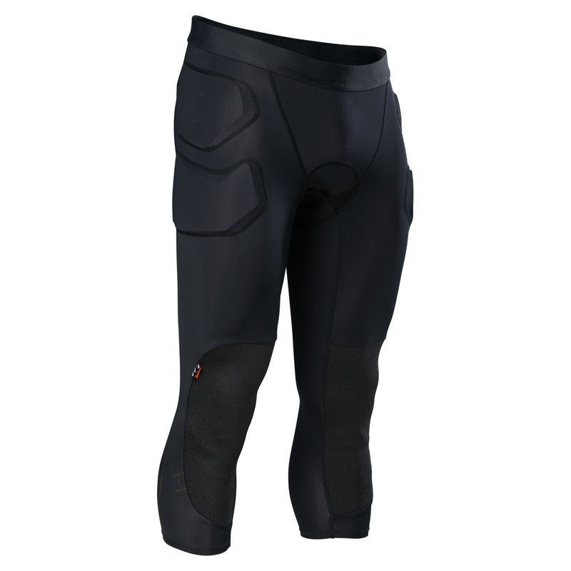 SPODNIE Z OCHRANIACZAMI FOX BASEFRAME PRO TIGHTS BLACK  ENDURO CROSS