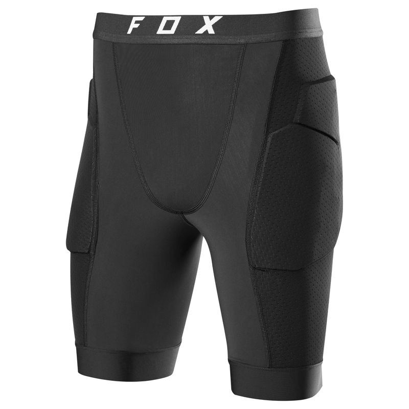 SPODENKI Z OCHRANIACZAMI FOX BASEFRAME PRO BLACK  ENDURO CROSS