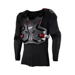 KOSZULKA Z OCHRANIACZAMI LEATT JUNIOR 3.5 BLACK/RED (147-159CM) 