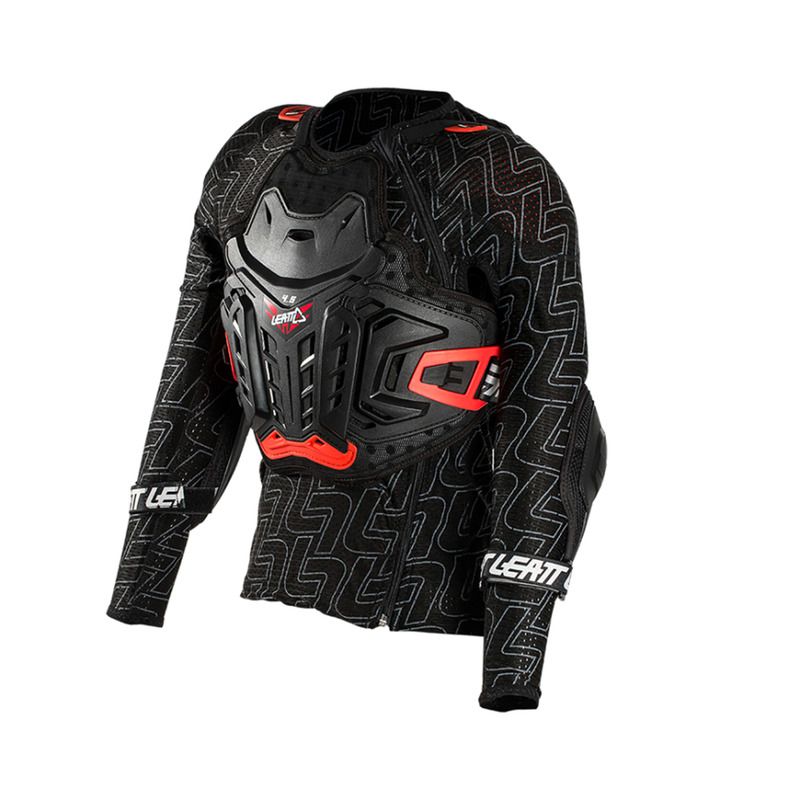 KOSZULKA Z OCHRANIACZAMI LEATT JUNIOR 4.5 BLACK (134-146CM) 