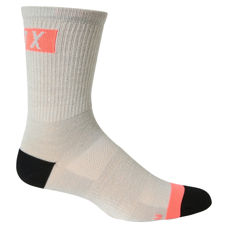 SKARPETY FOX 6 FLEXAIR MERINO LIGHT GREY  ENDURO CROSS