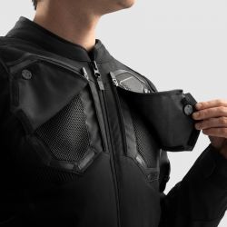 KURTKA TEKSTYLNA REBELHORN BORG II BLACK 