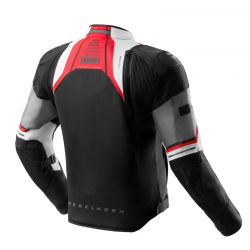 KURTKA TEKSTYLNA REBELHORN BORG II BLACK/GREY/RED 