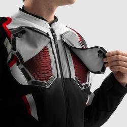 KURTKA TEKSTYLNA REBELHORN BORG II BLACK/GREY/RED 