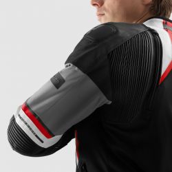 KURTKA TEKSTYLNA REBELHORN BORG II BLACK/GREY/RED 