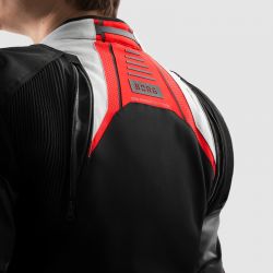 KURTKA TEKSTYLNA REBELHORN BORG II BLACK/GREY/RED 