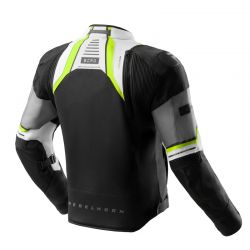 KURTKA TEKSTYLNA REBELHORN BORG II BLACK/GREY/FLUO YELLOW 