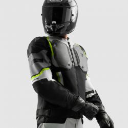 KURTKA TEKSTYLNA REBELHORN BORG II BLACK/GREY/FLUO YELLOW 