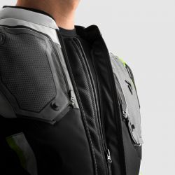 KURTKA TEKSTYLNA REBELHORN BORG II BLACK/GREY/FLUO YELLOW 