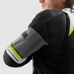 KURTKA TEKSTYLNA REBELHORN BORG II BLACK/GREY/FLUO YELLOW 