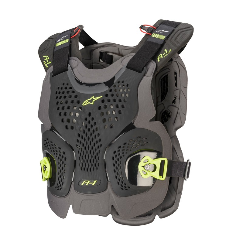 OCHRANIACZ KLATKI PIERSIOWEJ ALPINESTARS A-1 PLUS BLACK/ANTHRACITE/FLUO YELLOW 