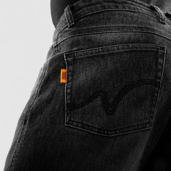 SPODNIE JEANS REBELHORN BRONCO MONOLAYER WASHED BLACK 