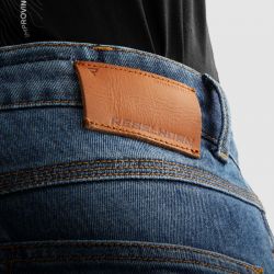 SPODNIE JEANS REBELHORN BRONCO MONOLAYER WASHED BLUE 