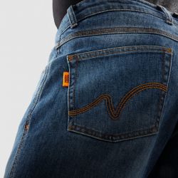 SPODNIE JEANS REBELHORN BRONCO MONOLAYER WASHED BLUE 