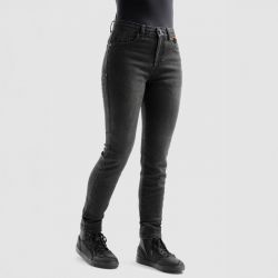 SPODNIE JEANS REBELHORN BRONCO MONOLAYER LADY WASHED BLACK 