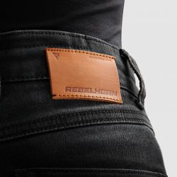 SPODNIE JEANS REBELHORN BRONCO MONOLAYER LADY WASHED BLACK 