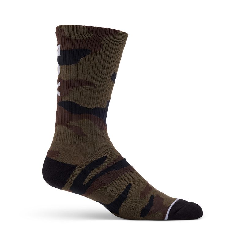 SKARPETY FOX CAMO CREW GREEN CAMO  ENDURO CROSS