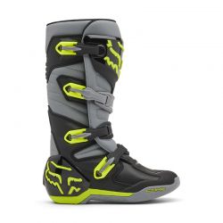 BUTY FOX COMP GREY/YELLOW 9 (WKŁADKA 260MM) ENDURO CROSS