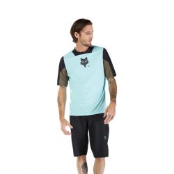 KOSZULKA ROWEROWA FOX DEFEND LIGHT BLUE  ENDURO CROSS