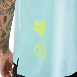 KOSZULKA ROWEROWA FOX DEFEND LIGHT BLUE  ENDURO CROSS
