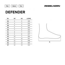 BUTY REBELHORN DEFENDER BLACK 