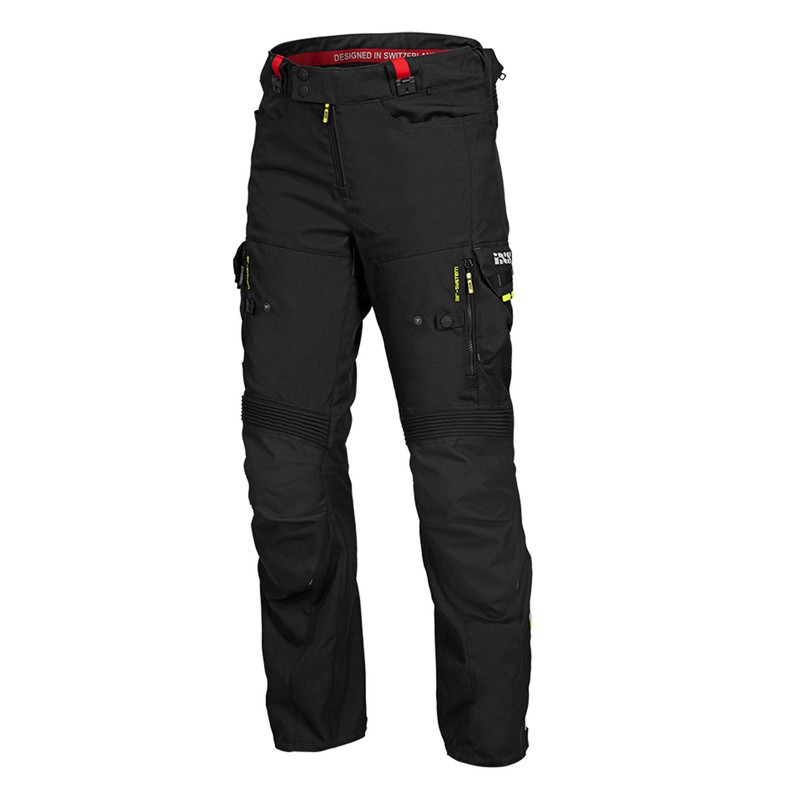SPODNIE TEKSTYLNE IXS ADVENTURE-GTX [GORE-TEX] BLACK STOCKY 