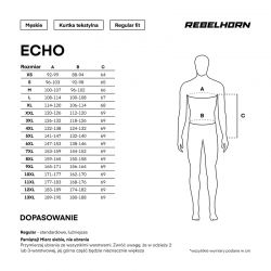KURTKA TEKSTYLNA REBELHORN ECHO BLACK 