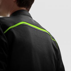 KURTKA TEKSTYLNA REBELHORN ECHO BLACK/FLUO YELLOW 