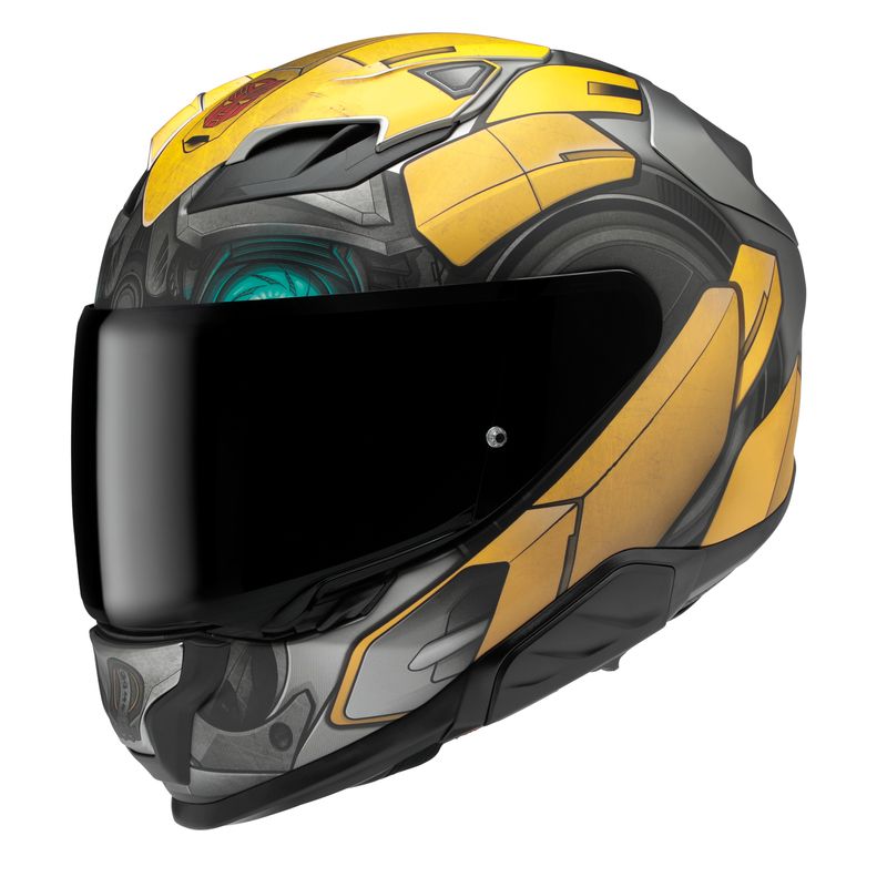 KASK HJC F71 BUMBLEBEE HASBRO YELLOW/BLACK 