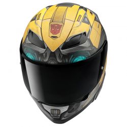 KASK HJC F71 BUMBLEBEE HASBRO YELLOW/BLACK 