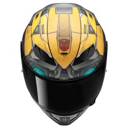 KASK HJC F71 BUMBLEBEE HASBRO YELLOW/BLACK 