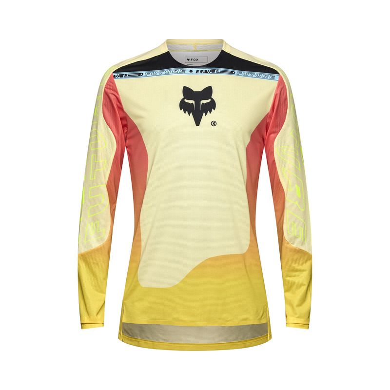 KOSZULKA ROWEROWA Z DŁUGIM RĘKAWEM FOX FLEXAIR ELEVATED LEMONADE  ENDURO CROSS