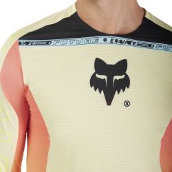 KOSZULKA ROWEROWA Z DŁUGIM RĘKAWEM FOX FLEXAIR ELEVATED LEMONADE  ENDURO CROSS