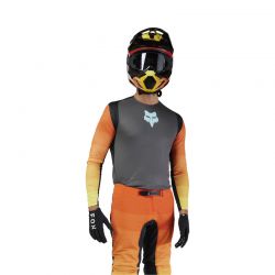 BLUZA FOX FLEXAIR GRID BLACK/ORANGE  ENDURO CROSS