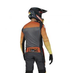 BLUZA FOX FLEXAIR GRID BLACK/ORANGE  ENDURO CROSS