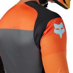 BLUZA FOX FLEXAIR GRID BLACK/ORANGE  ENDURO CROSS