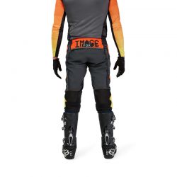SPODNIE FOX FLEXAIR GRID BLACK/ORANGE  ENDURO CROSS