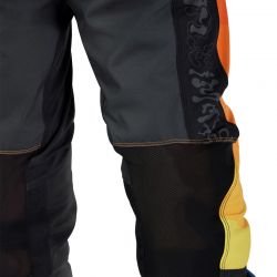 SPODNIE FOX FLEXAIR GRID BLACK/ORANGE  ENDURO CROSS
